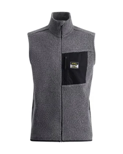Flok Wool Ms Pile Vest Granite