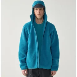 Funäs Pile Hood Men Deep Teal
