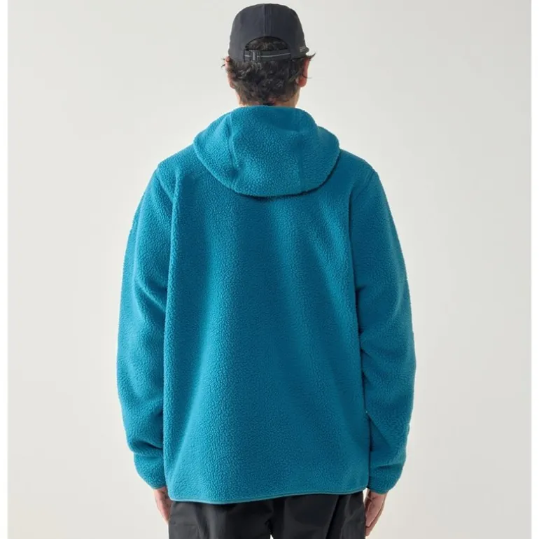 Funäs Pile Hood Men Deep Teal
