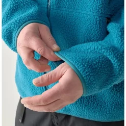 Funäs Pile Hood Men Deep Teal