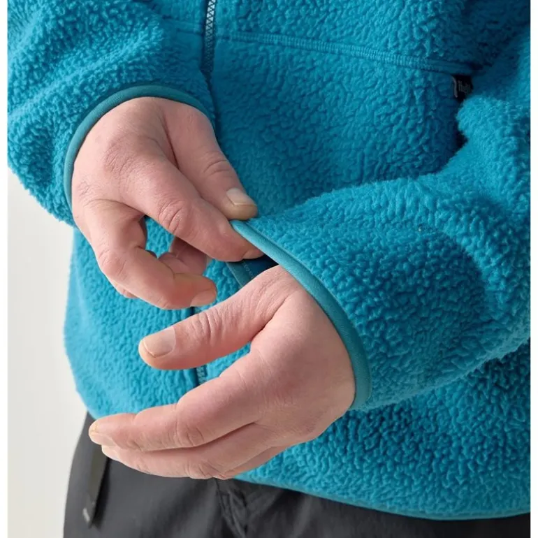 Funäs Pile Hood Men Deep Teal