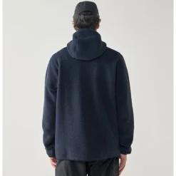 Funäs Pile Hood Men Tarn Blue