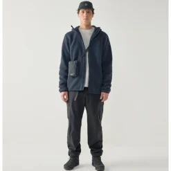 Funäs Pile Hood Men Tarn Blue