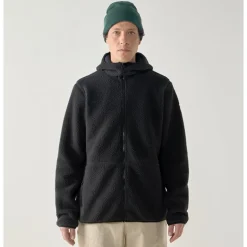 Funäs Pile Hood Men True Black