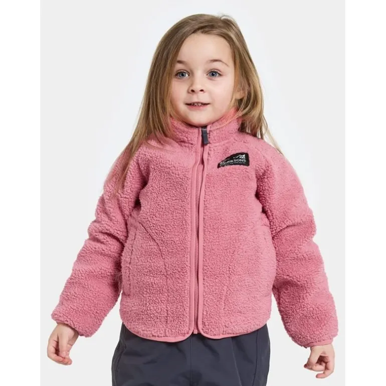 Gibbs Kids' Full-Zip Heather Pink