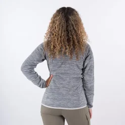 Hareid NoHood Fleece Jacket Women Aluminium