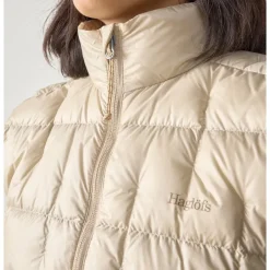 Hede Down Vest Women Chalk Beige