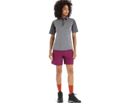 Hike SS Top Women Gritstone Heather/Monsoon