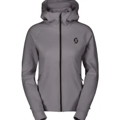 Hoody W's Defined Warm Zip Evening Grey