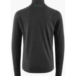 Huge Half Zip Sweater M'S Raven/Burnt Russet
