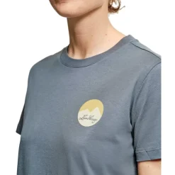 Järpen Printed T-Shirt W Dk Sky Blue