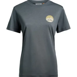 Järpen Printed T-Shirt W Dk Sky Blue