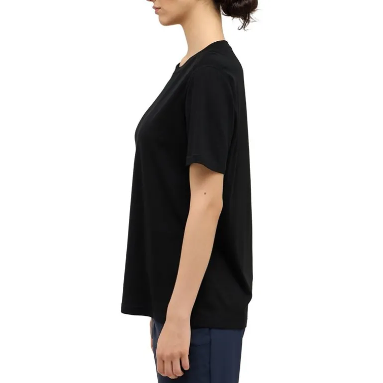 Kaise Wool Tee Women True Black