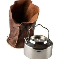 Läderpåse för kaffepanna