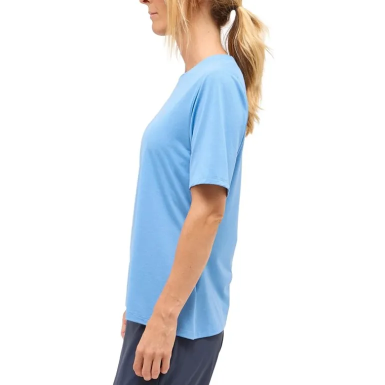 L.I.M Ridge Tee Women Sky Blue