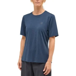 L.I.M Ridge Tee Women Tarn Blue