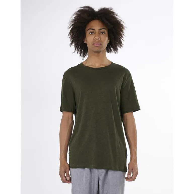 Linen T-Shirt Forrest Night