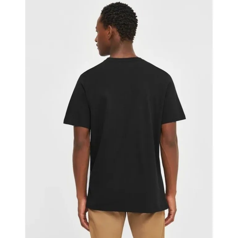 LOKE badge tee - Regenerative Organic Ce Black Jet