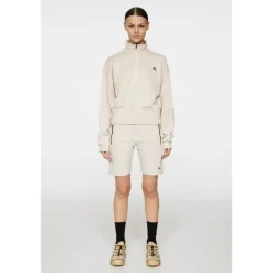 Lucia Zip Mock Neck Moonbeam