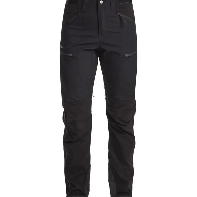 Makke High Waist Curved Pants W Short Black