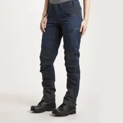 Makke Pants Regular Women Light Navy