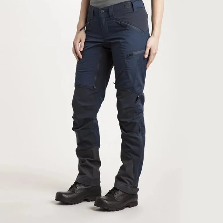 Makke Pants Regular Women Light Navy