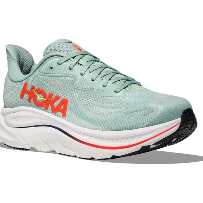 M Clifton 10 Wide Sage/Neon Flame