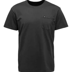 M Diamond Patch Ss Pocket Tee Black