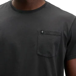 M Diamond Patch Ss Pocket Tee Black