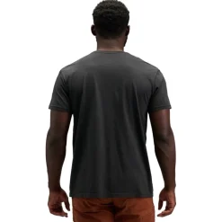M Diamond Patch Ss Pocket Tee Black