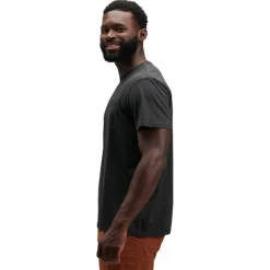 M Diamond Patch Ss Pocket Tee Black