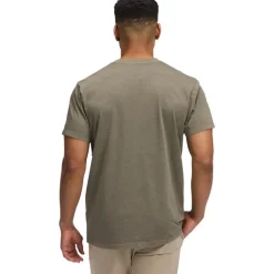 M Diamond Patch Ss Pocket Tee Walnut