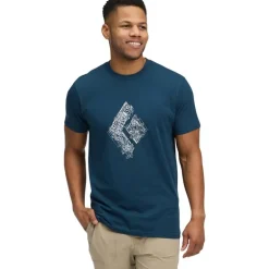 M Engineered Diamond Ss Tee Indigo