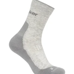 Men Merino Hike+ Light Crew Blizzard Hthr/Alloy