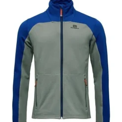 Men's Skiers Fleece Hood Gray Green
