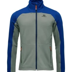 Men's Skiers Fleece Zip Gray Green
