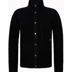 M Gotland Wool Overshirt Black Granite