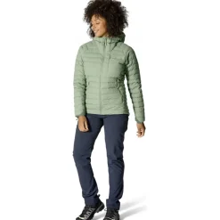 Microlight Windstopper Hoody Wmns Dark Fig Green