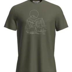 M Mer 150 Tech Lite III SS Tee Sunset Ca Loden