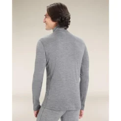 M 200 Oasis LS Half Zip Gritstone Hthr-013