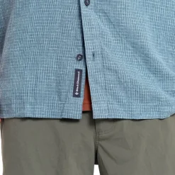 M Scenic Route Ss Shirt Midnight Blue-Glacier