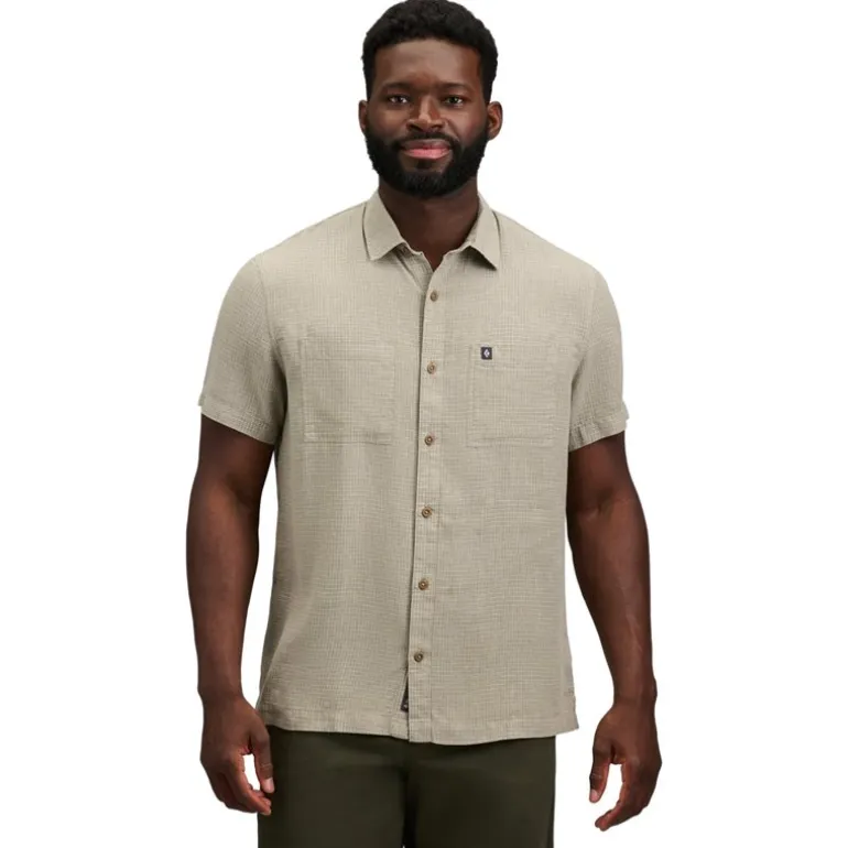 M Scenic Route Ss Shirt Pine Smoke-Chalk