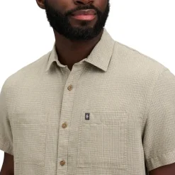 M Scenic Route Ss Shirt Pine Smoke-Chalk