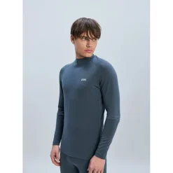 M's Layer Merino Mock Neck Jersey Sylvanite Grey