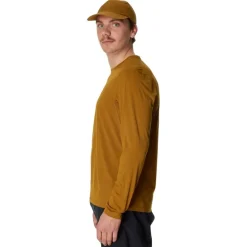 M's Pace Air LS Tee Greenish Gold