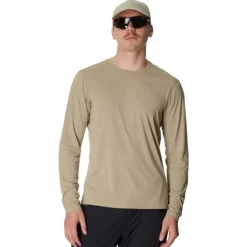 M's Pace Air LS Tee Powder Green