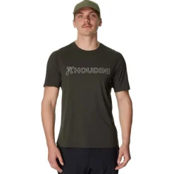 M's Pace Air Message Tee Green Illusion