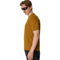 M's Pace Air Message Tee Greenish Gold / Houdini Logo
