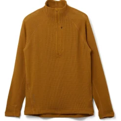 M's Pace Flow Half Zip Greenish Gold