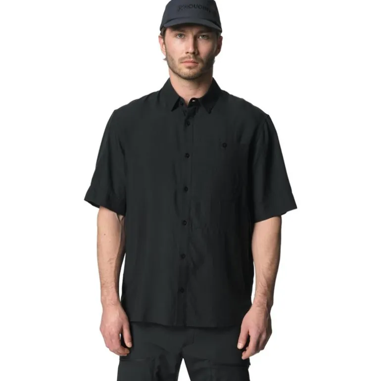 M's Tree Shortsleeve Shirt True Black Light